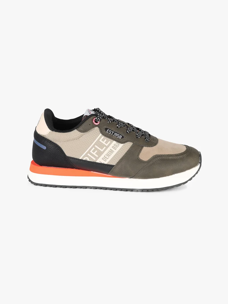 EVARAGE Sneakers da uomo stringate - militare