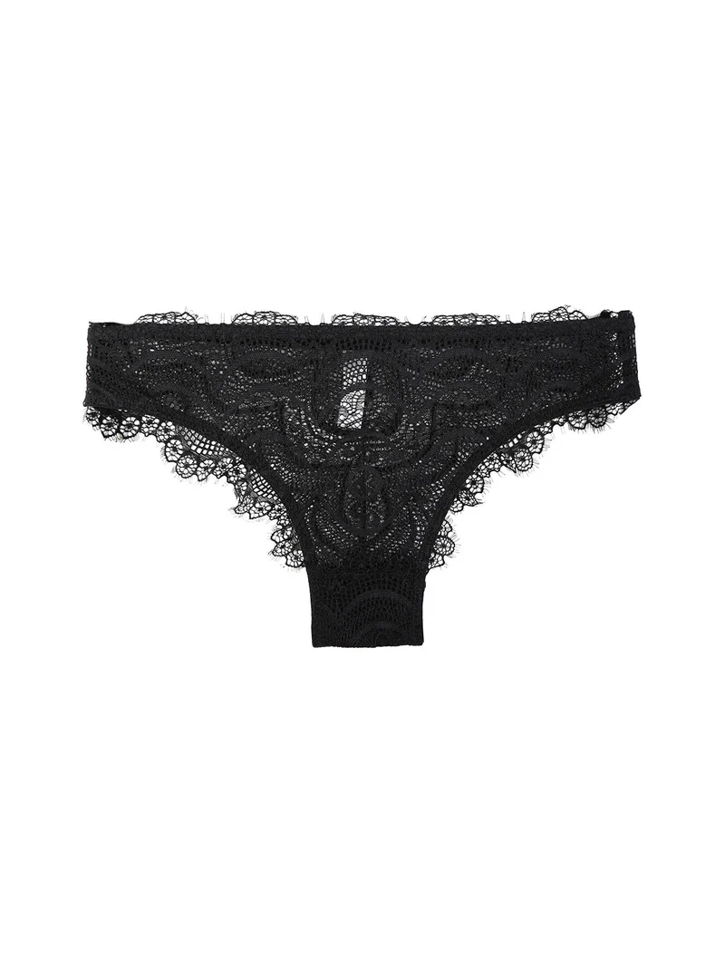 FIONA Slip donna in pizzo - nero