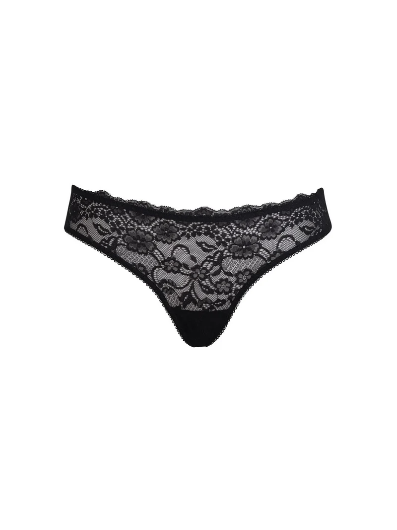 ALLURE 2675 Slip donna in pizzo - nero