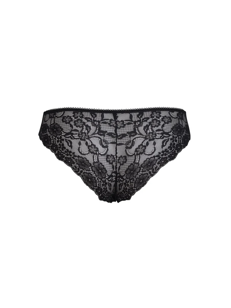 ALLURE 2675 Slip donna in pizzo - nero