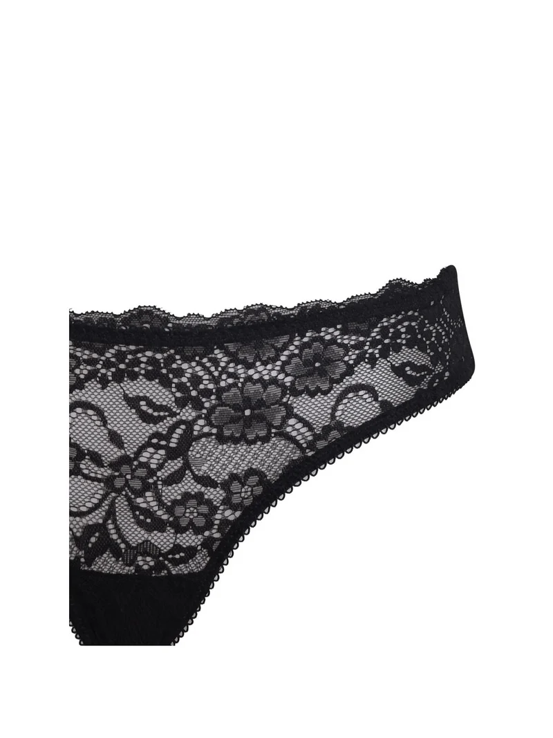 ALLURE 2675 Slip donna in pizzo - nero