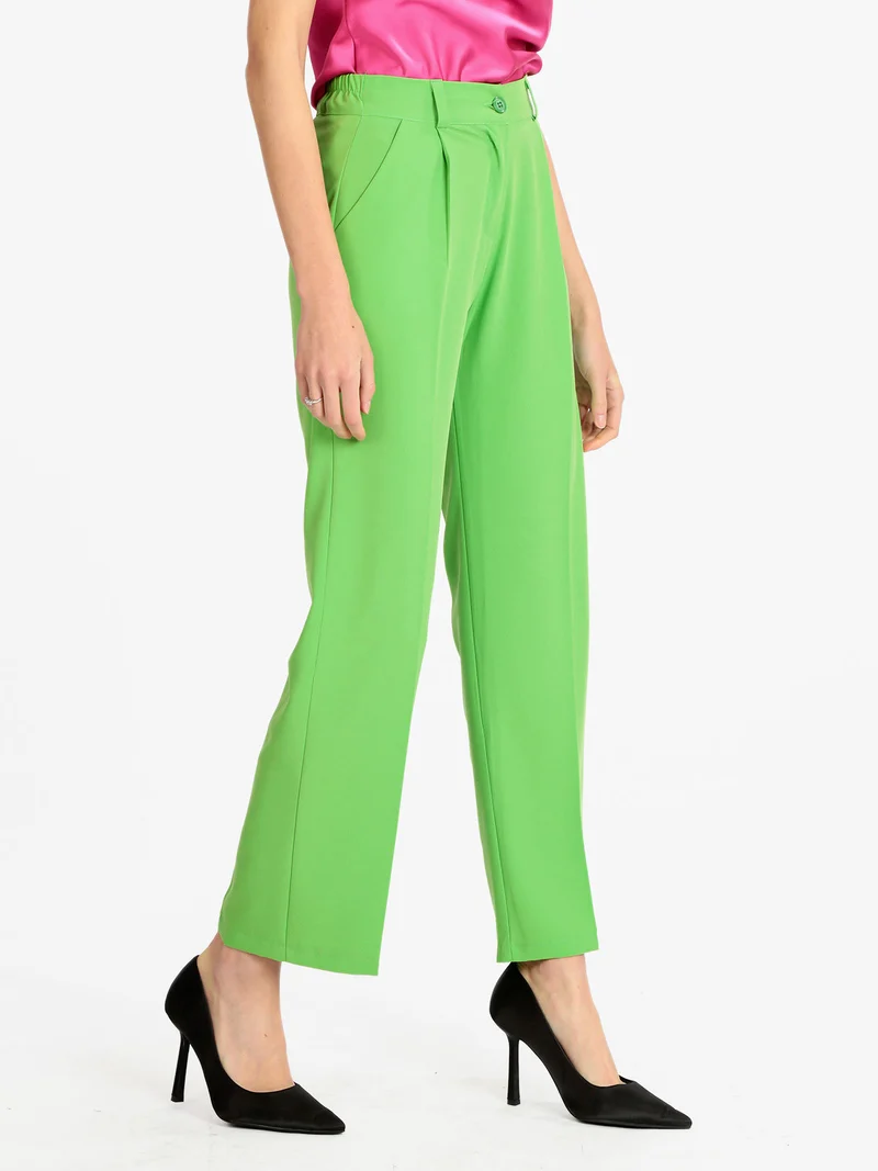 Pantaloni a gamba larga da donna - mela