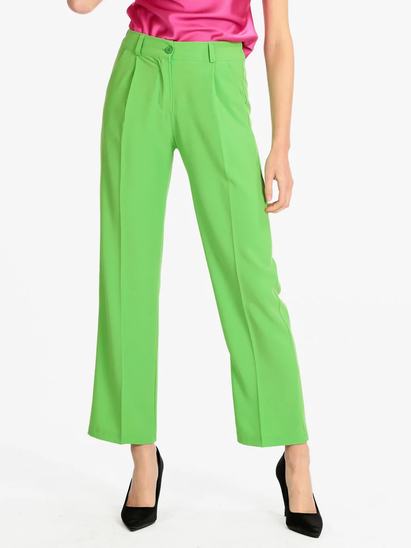 Pantaloni a gamba larga da donna - mela