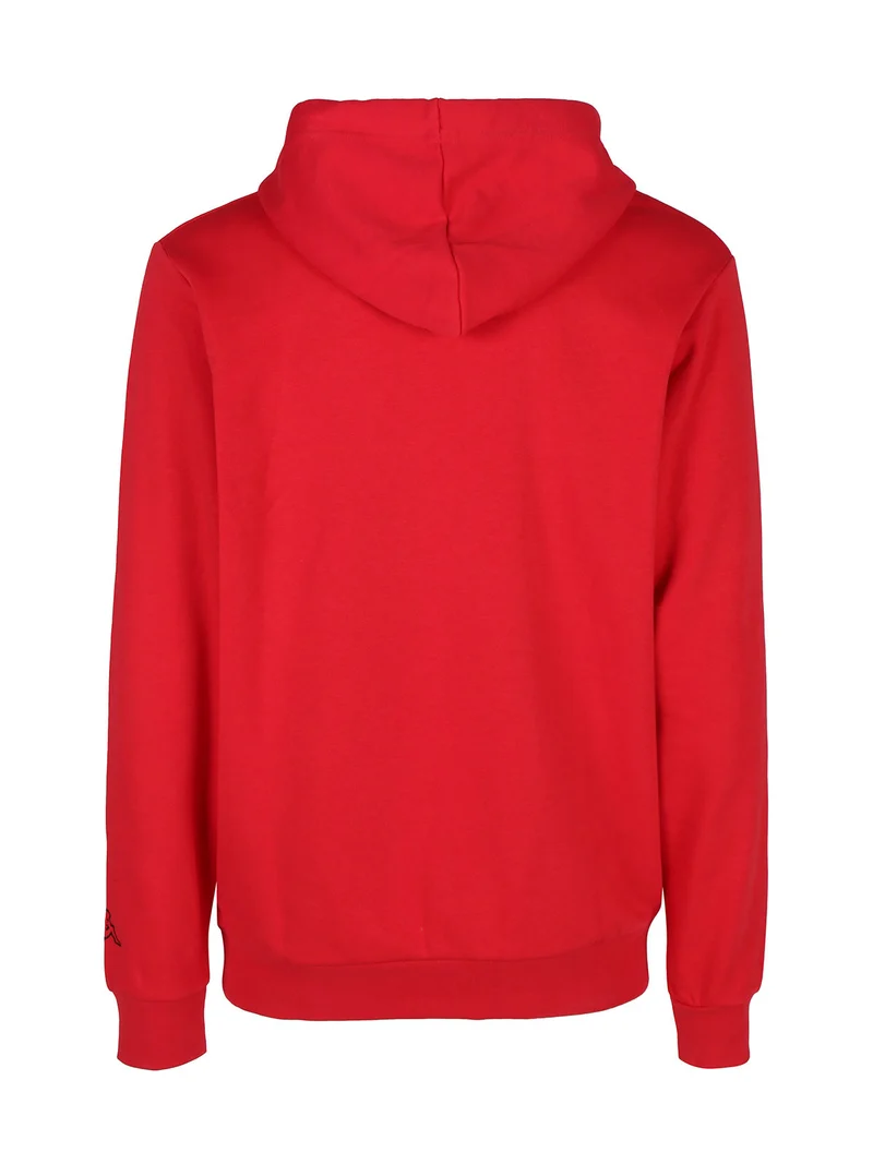 Felpa invernale da uomo con cappuccio - rosso