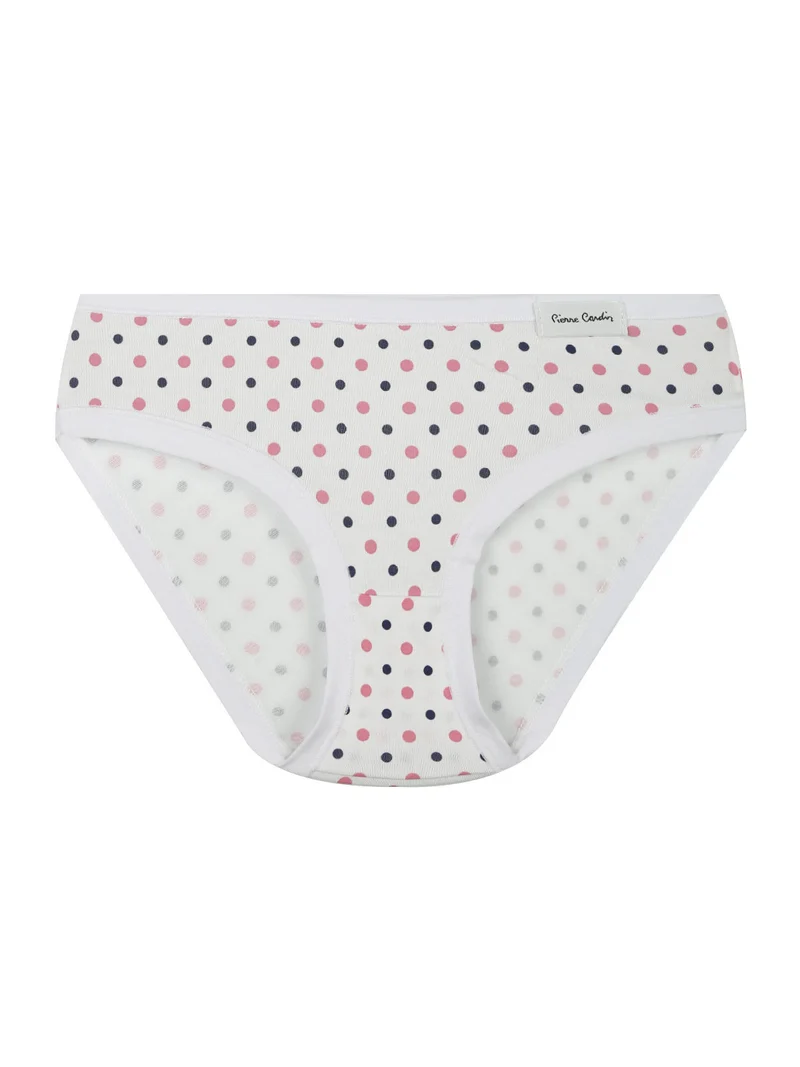 Tris di slip da bambina in cotone - bianco