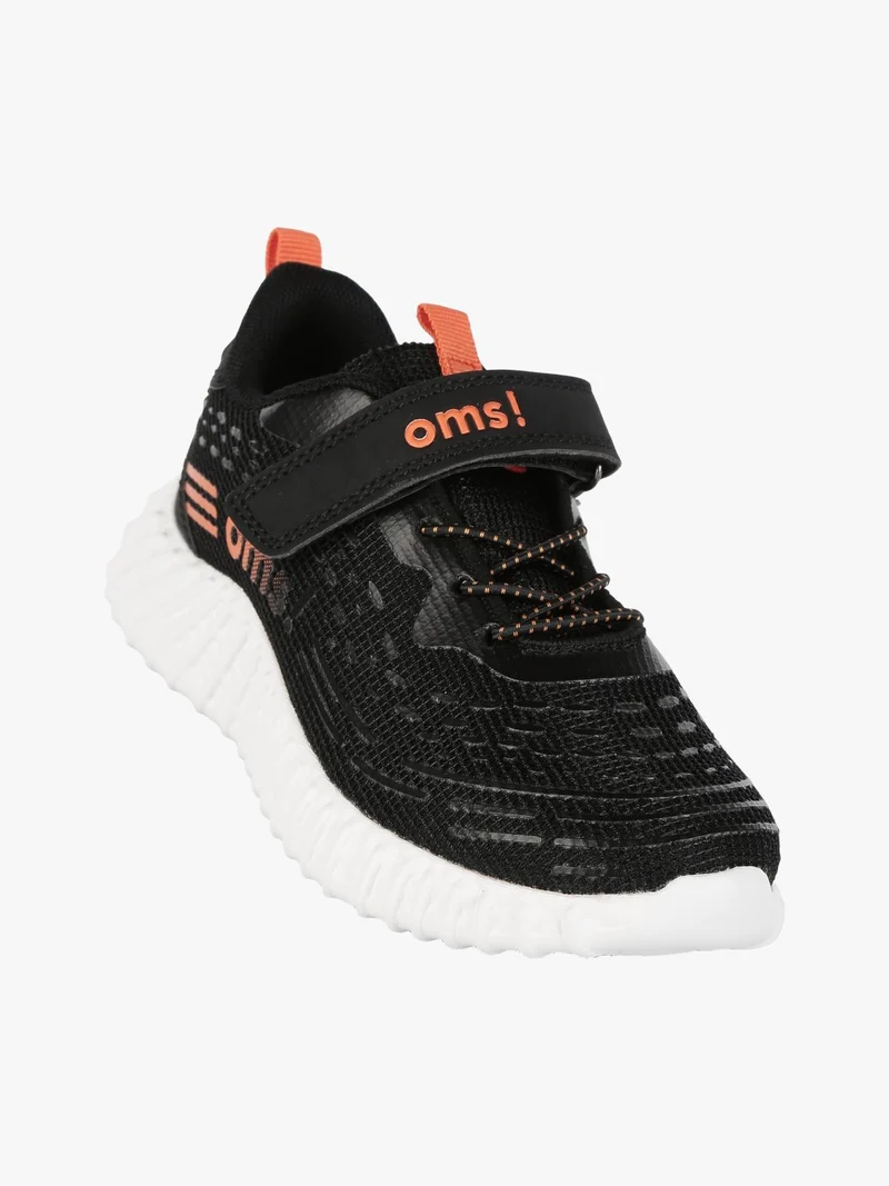 Sneakers bambino con strappo - nero