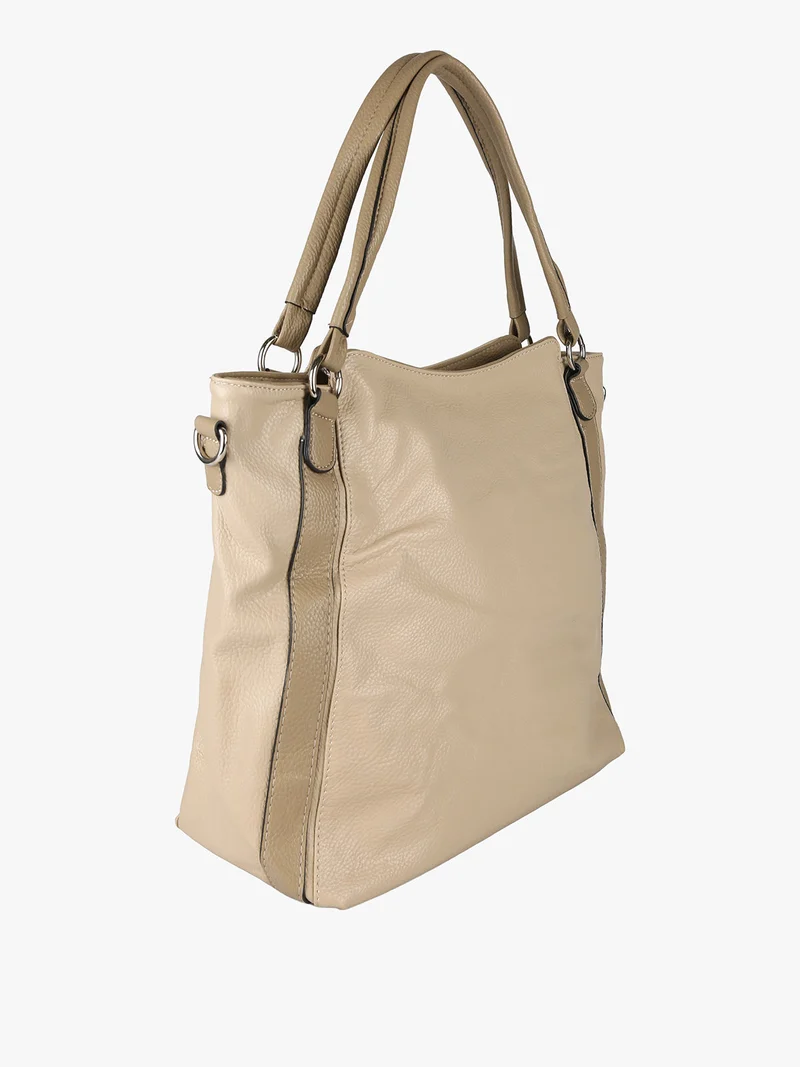 Borsa hobo da donna con doppi manici - taupe