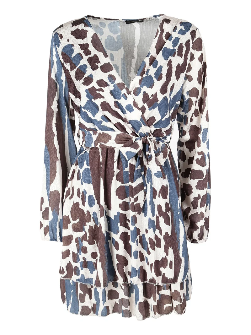 Vestito donna a maniche lunghe - blu