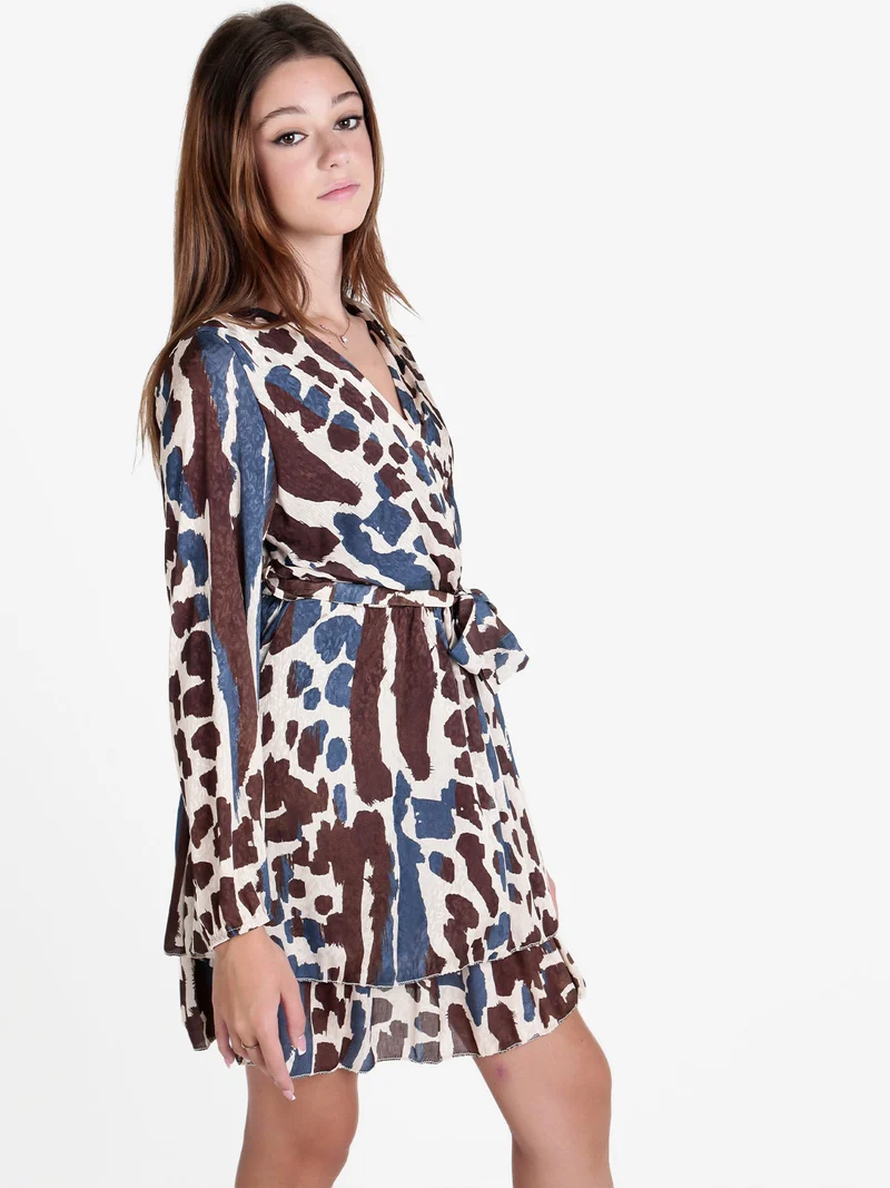 Vestito donna a maniche lunghe - blu