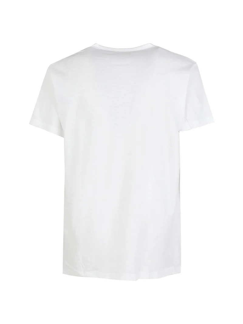T-shirt intima girocollo da uomo in cotone - bianco