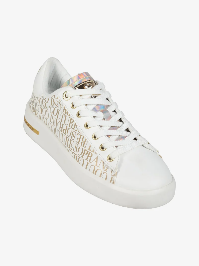 Sneakers donna stringate - oro