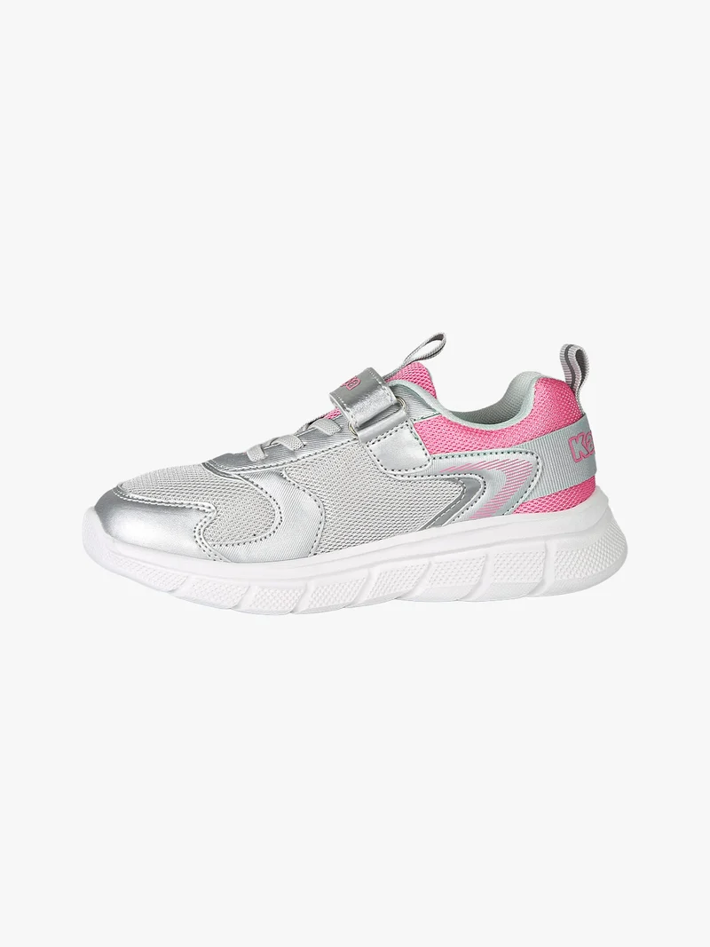 BREEZE Sneakers sportive da bambina con cinturino a strappo - argento
