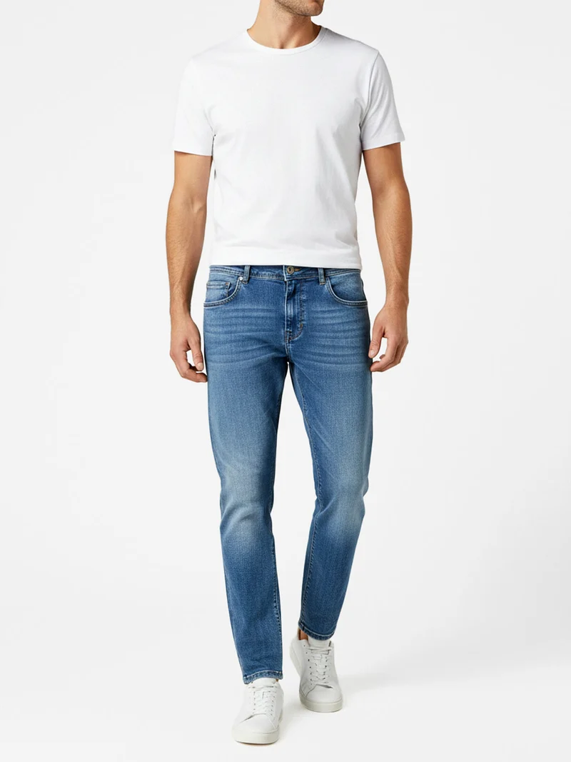Jeans da uomo a vita bassa - jeans
