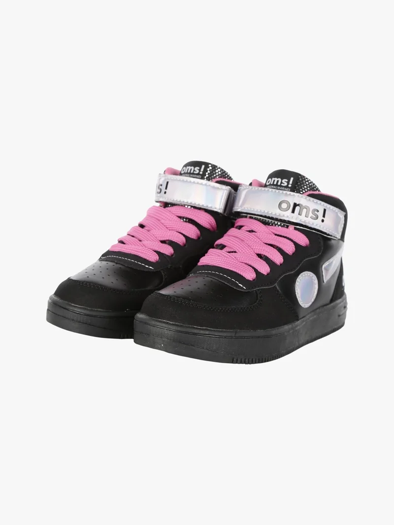 Sneakers alte da bambina - nero