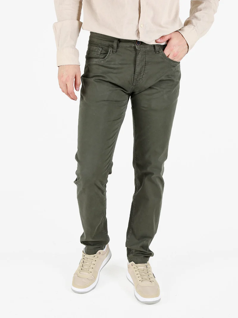 Pantaloni da uomo in cotone - militare