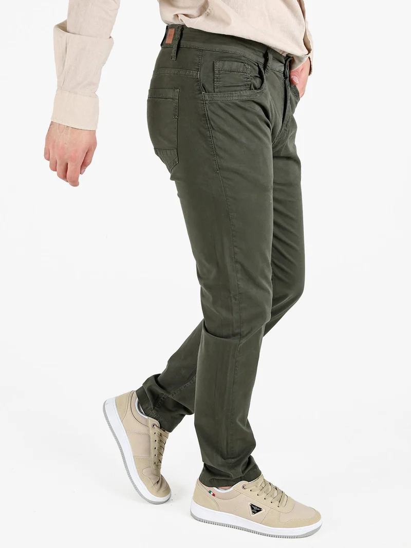 Pantaloni da uomo in cotone - militare