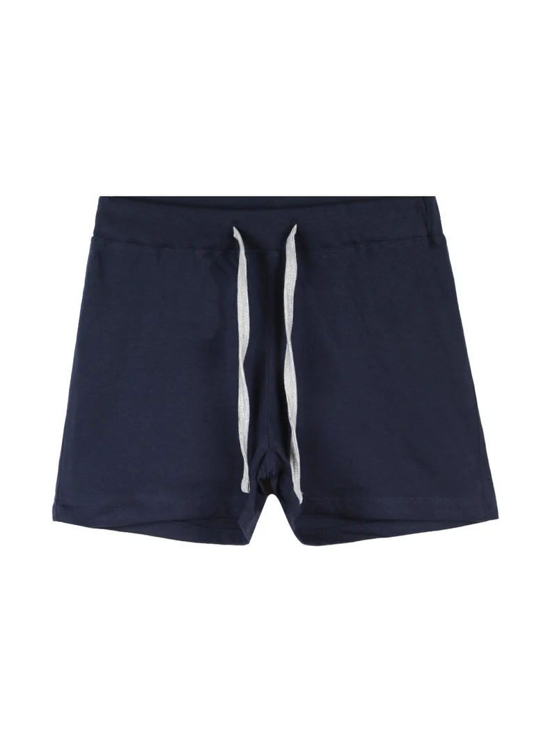 Completo bambina manica corta con stampe - acqua marina