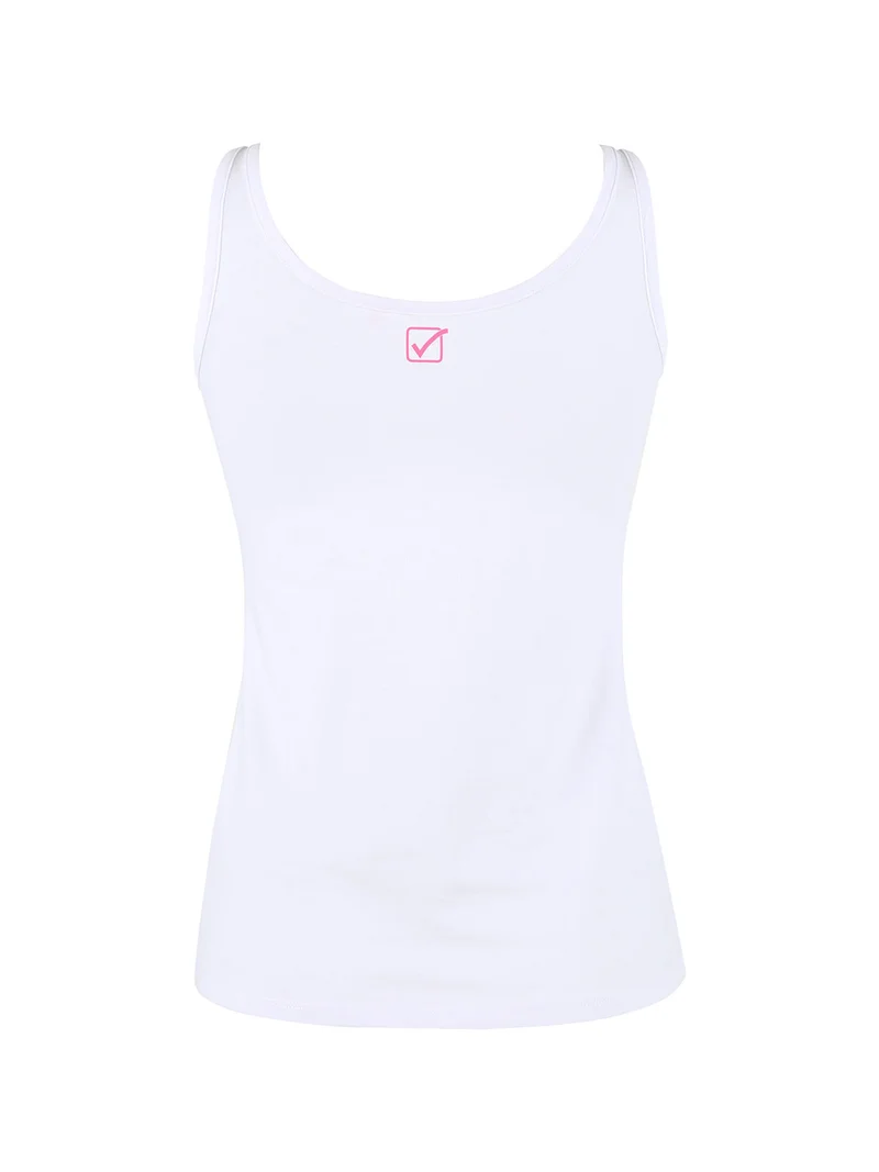 Canotta donna in cotone - bianco