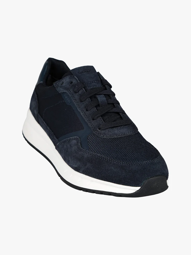 U BRANTHON A Sneakers in pelle scamosciata da uomo - blu scuro