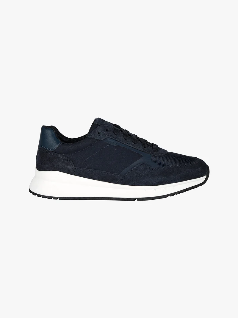 U BRANTHON A Sneakers in pelle scamosciata da uomo - blu scuro