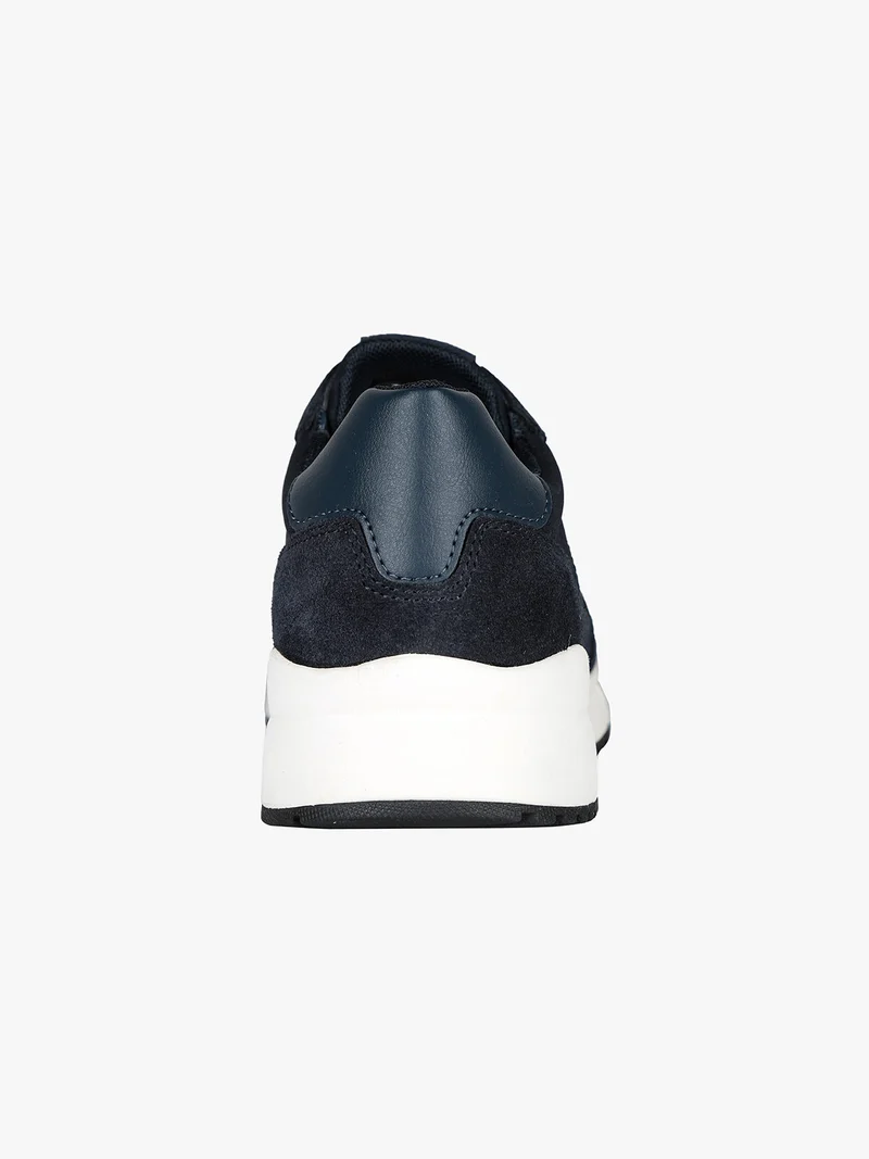 U BRANTHON A Sneakers in pelle scamosciata da uomo - blu scuro
