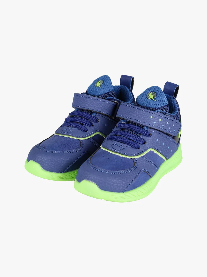 Sneakers alte per bambino con luci - blu