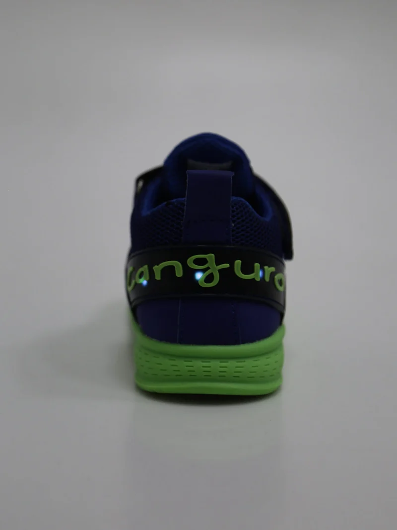 Sneakers alte per bambino con luci - blu