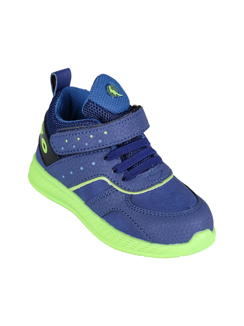 Sneakers alte per bambino con luci - blu