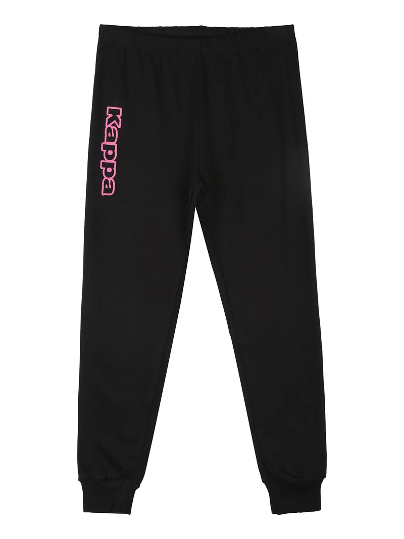 Completo da bambina 2 pezzi con zip - nero