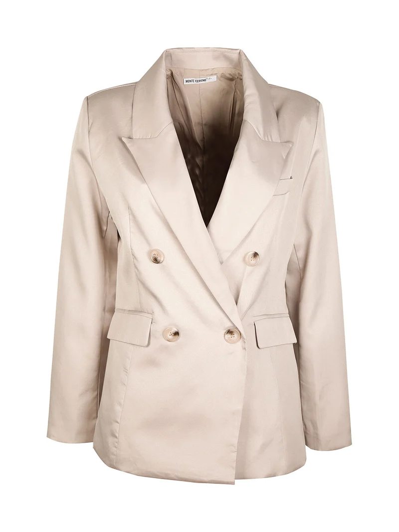 Blazer donna doppiopetto - khaki