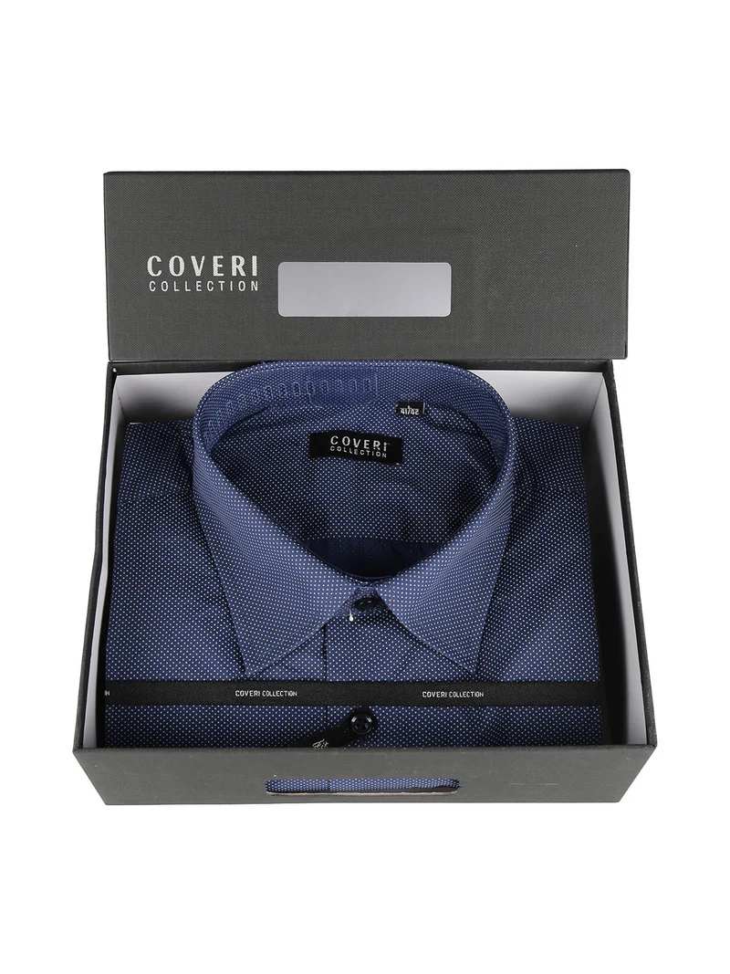 Camicia uomo semi slim fit - blu