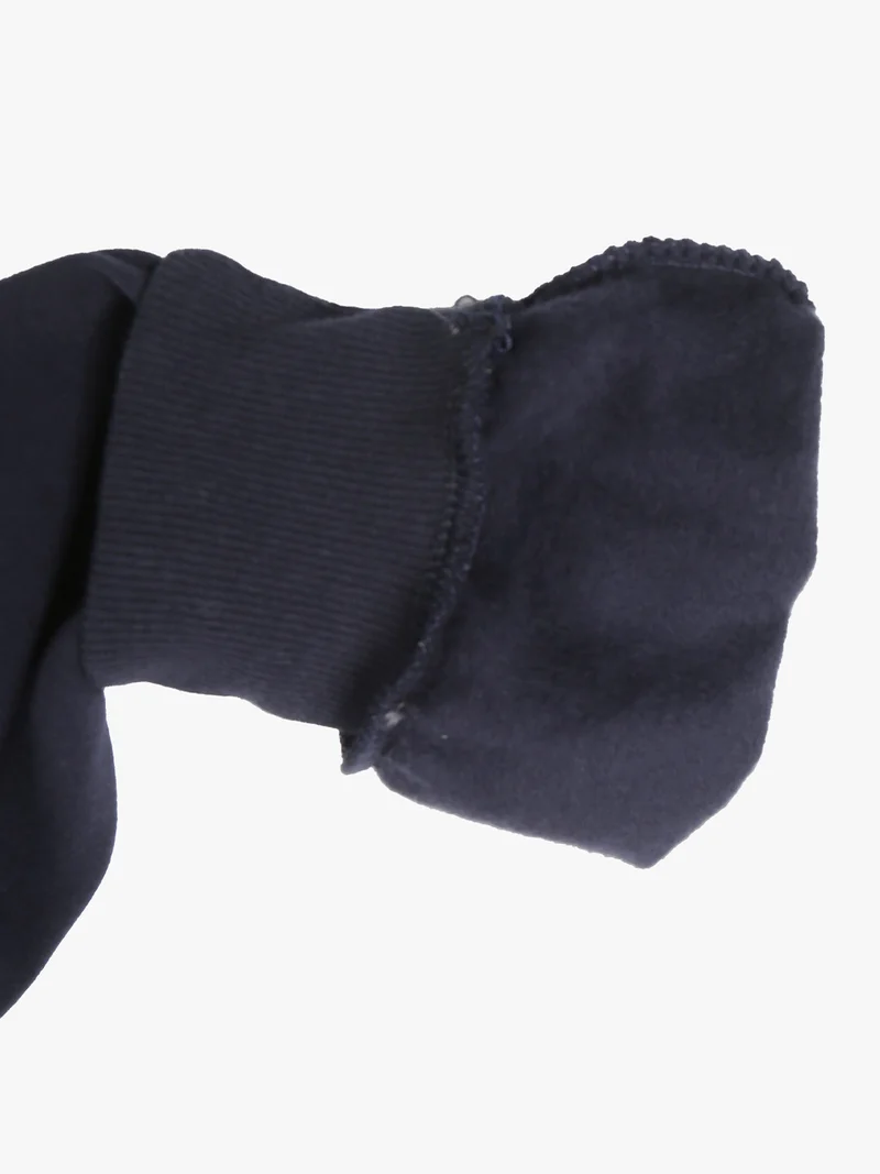 Felpa sportiva da ragazza con cappuccio - blu scuro