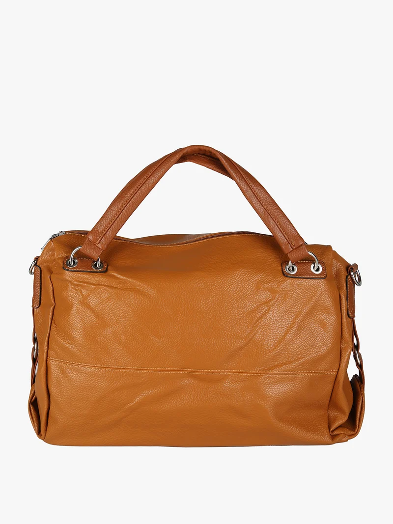 Borsa hobo da donna con doppi manici - marrone