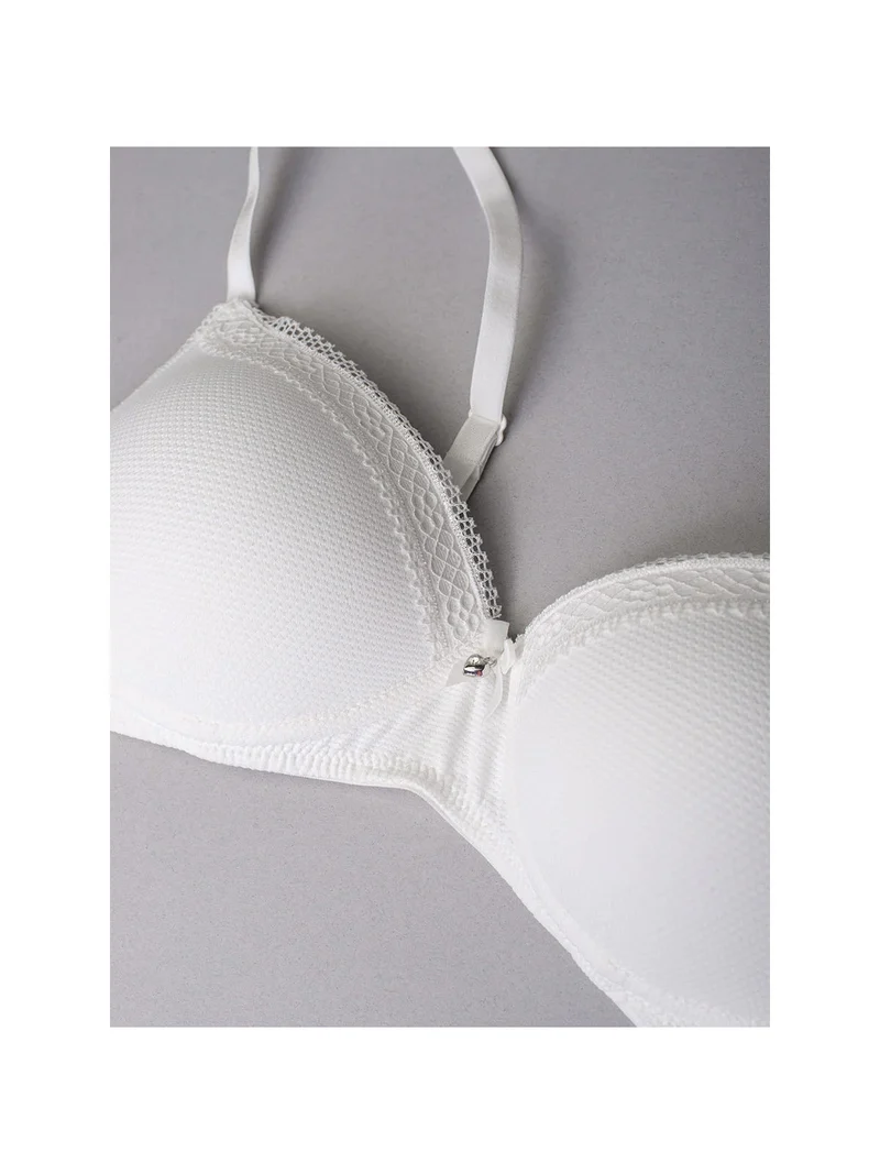 DARLING reggiseno push-up senza ferretto COPPA B - bianco