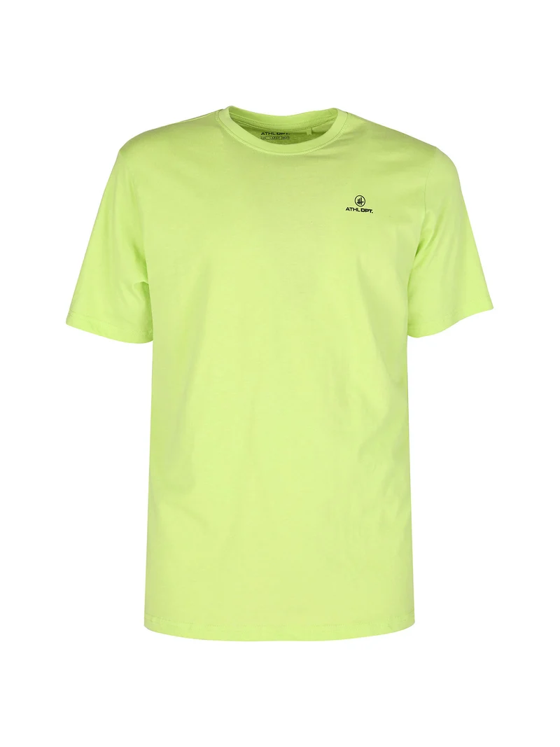 T-shirt da uomo in cotone con logo - mela