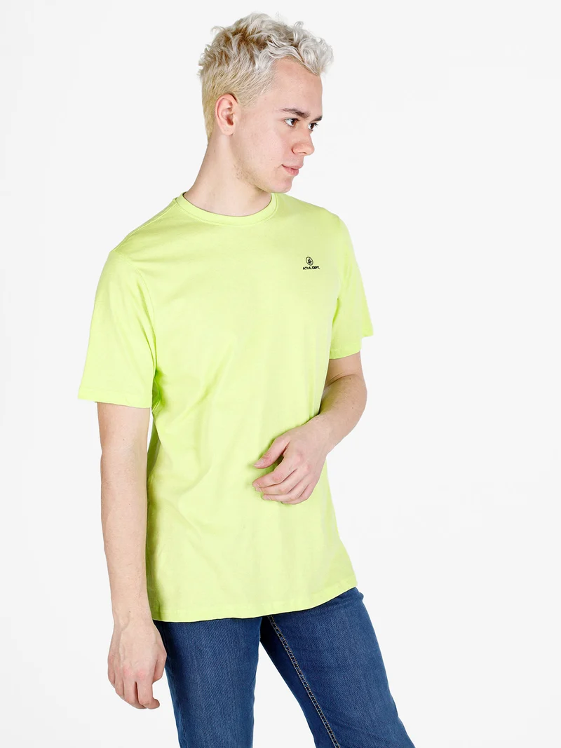 T-shirt da uomo in cotone con logo - mela