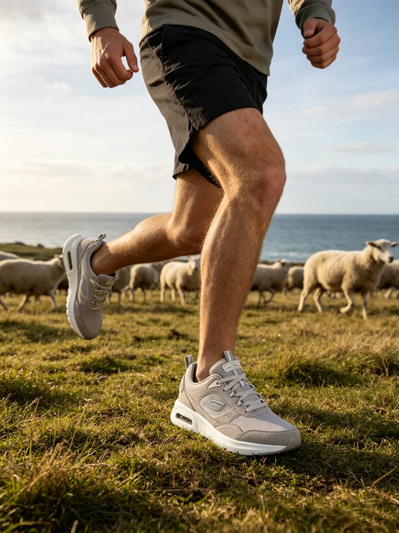 HOMEGROWN Sneakers sportive da uomo con air - naturale
