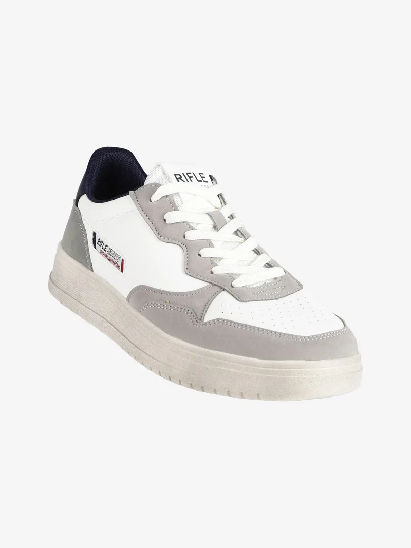 Sneakers basse casual da uomo - bianco
