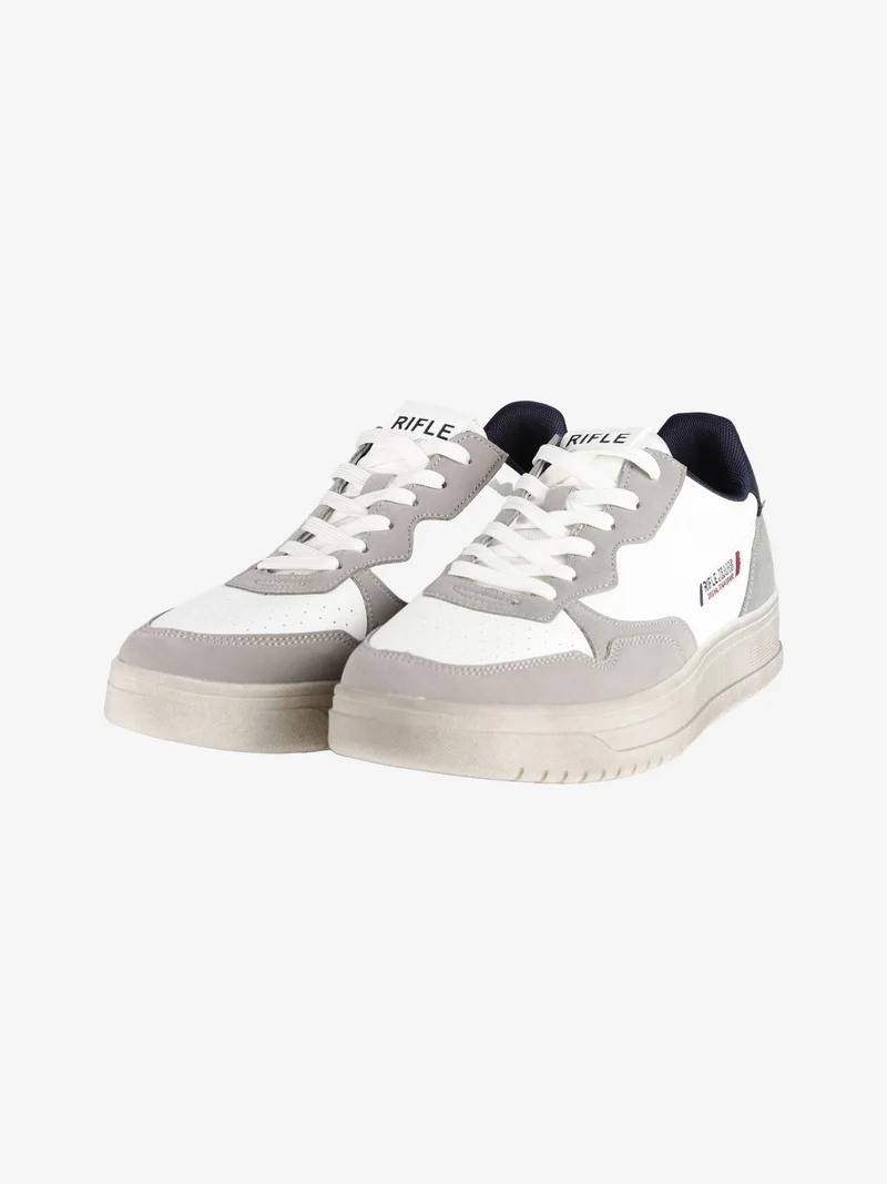 Sneakers basse casual da uomo - bianco