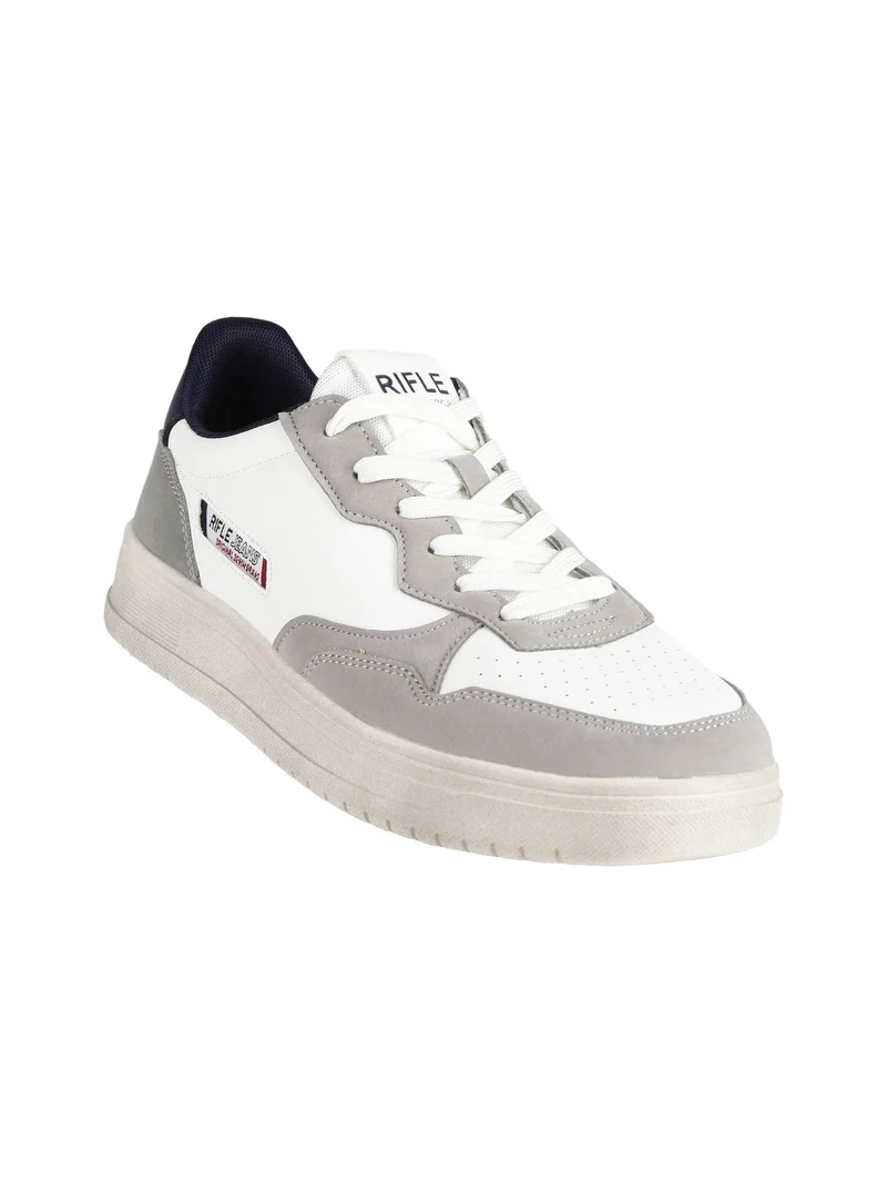 Sneakers basse casual da uomo - bianco