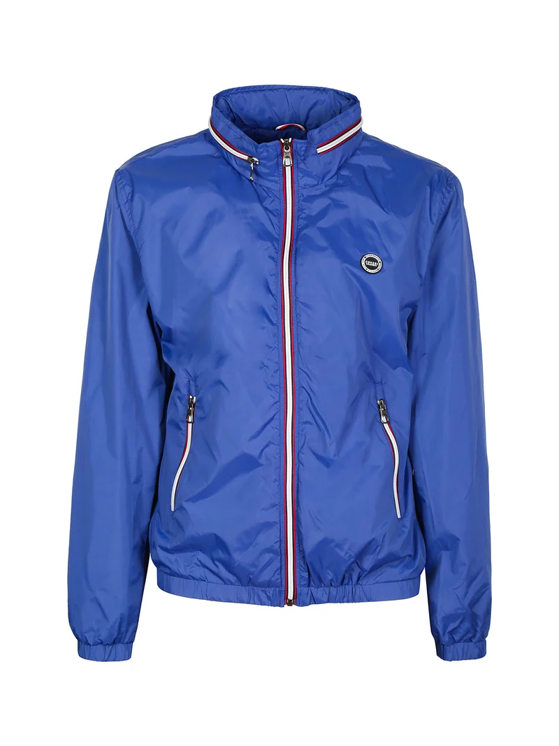 Giubbino leggero antivento da uomo - blu