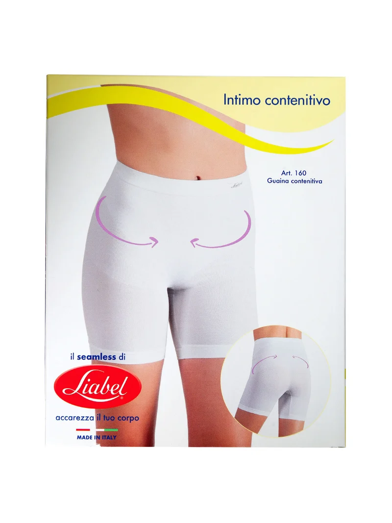 Guaina contenitiva da donna in microfibra - bianco