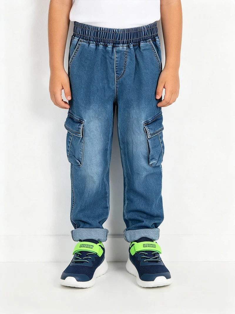 Jeans da bambino con tasconi laterali - jeans