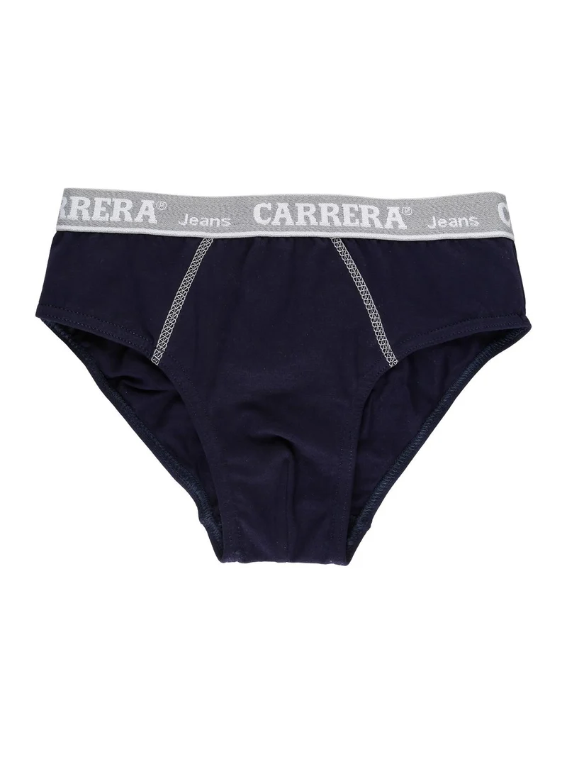 Slip bimbo in cotone - blu