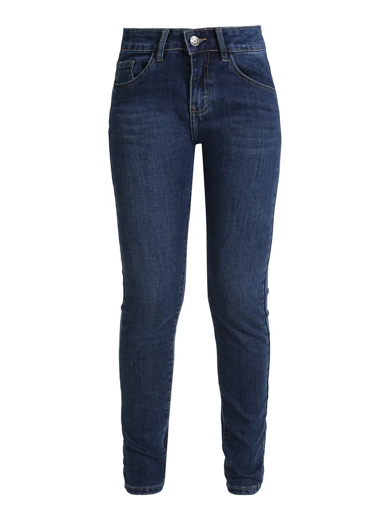 Jeans donna regular fit a vita alta - jeans