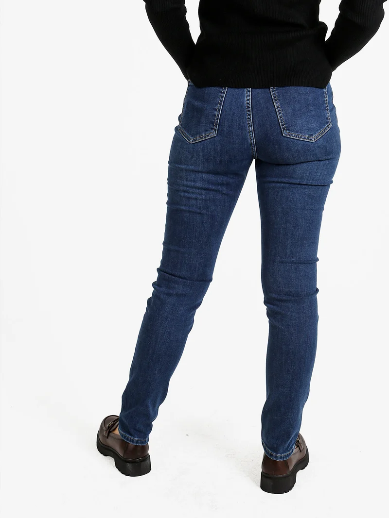 Jeans donna regular fit a vita alta - jeans