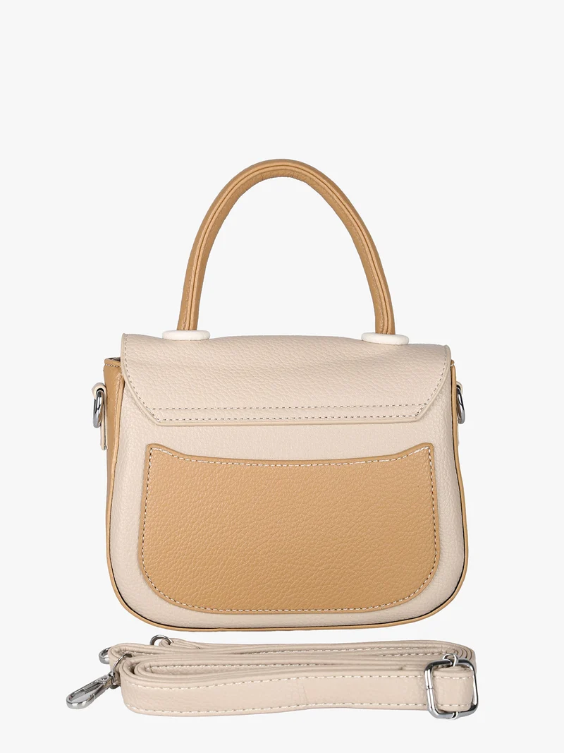 Borsa mini da donna colorata - taupe