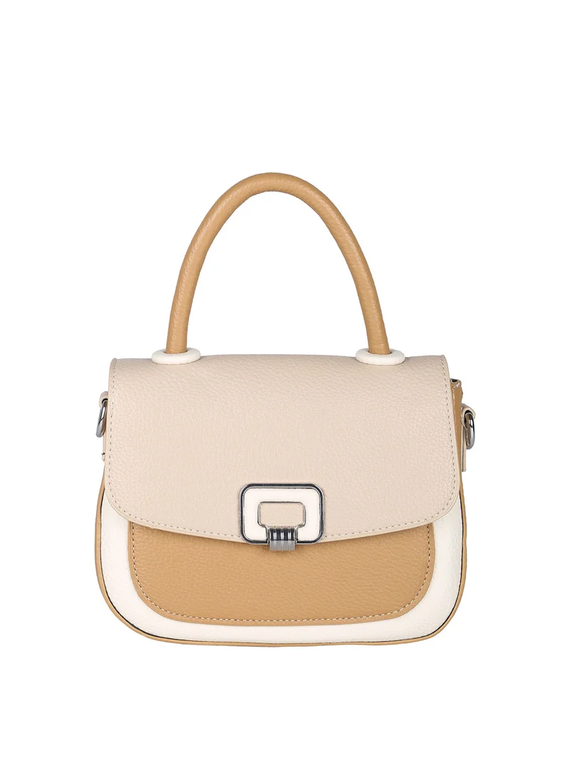 Borsa mini da donna colorata - taupe