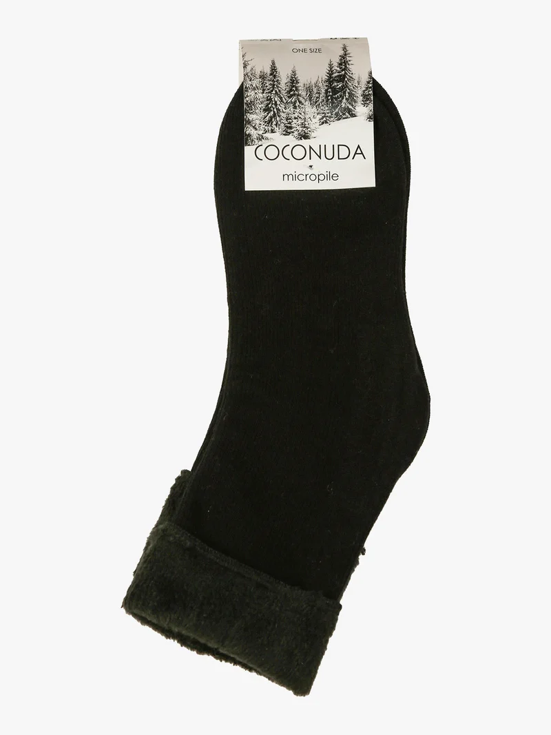 Calze donna in micropile termico - nero