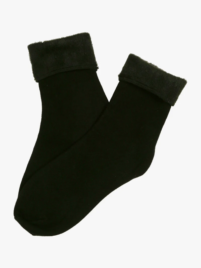 Calze donna in micropile termico - nero